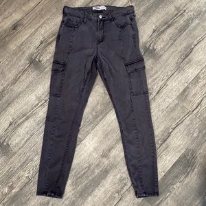 Grey cargo pants